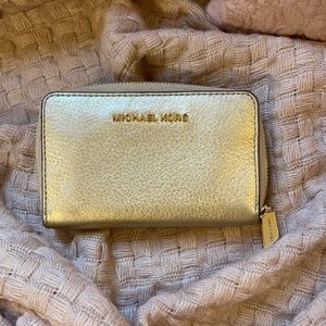 Gold Michael Kors Wallet